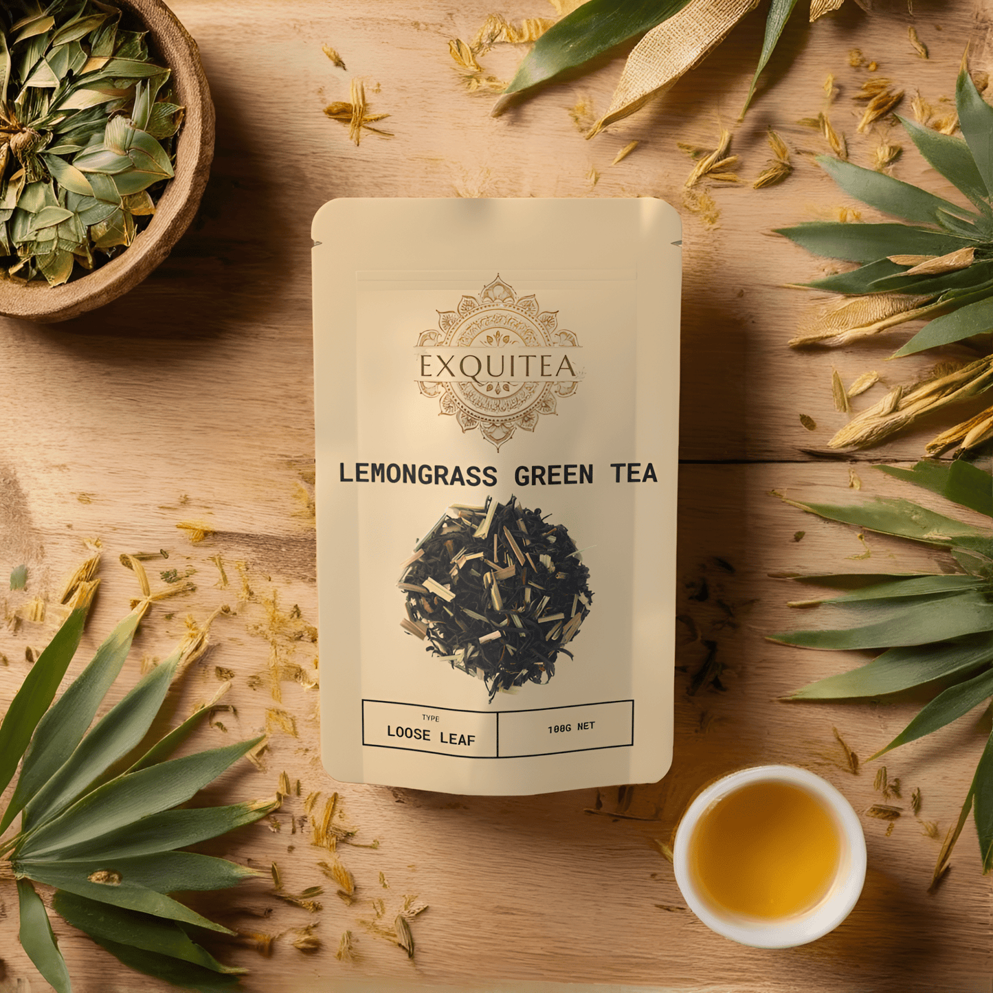 Lemongrass Green Tea - Exquitea